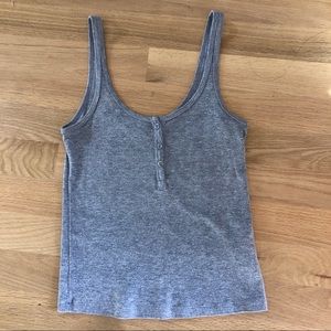 🦏Grey Top Shop Tank